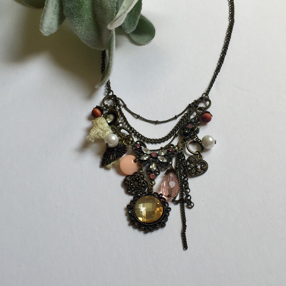 ♥️Boho Y2K charm necklace